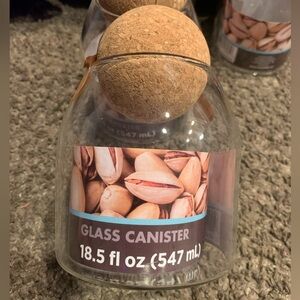 Glass Canister with Cork Lid